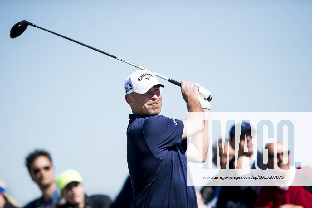 Thomas Björn, Denmark, on the second day of the Nordea Masters golf tournament on June 5, 2015, in Bara, Sweden