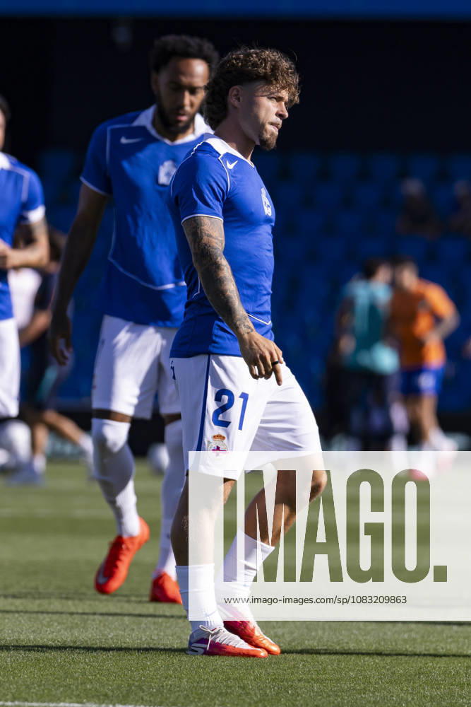 Getafe CF vs. Deportivo La Coruna, La Liga EA Sports 2026, September 13, 2026, Estadio El Coliseum, Getafe, Madrid, Spain Mario Soriano Carreno of Deportivo La Coruna during the La Liga EA Sports match between Getafe and Deportivo La Coruna at El Coliseum Stadium on September 13, 2026, in Madrid, Spain Getafe El Coliseum Stadium Deportivo La Coruna Madrid Spain