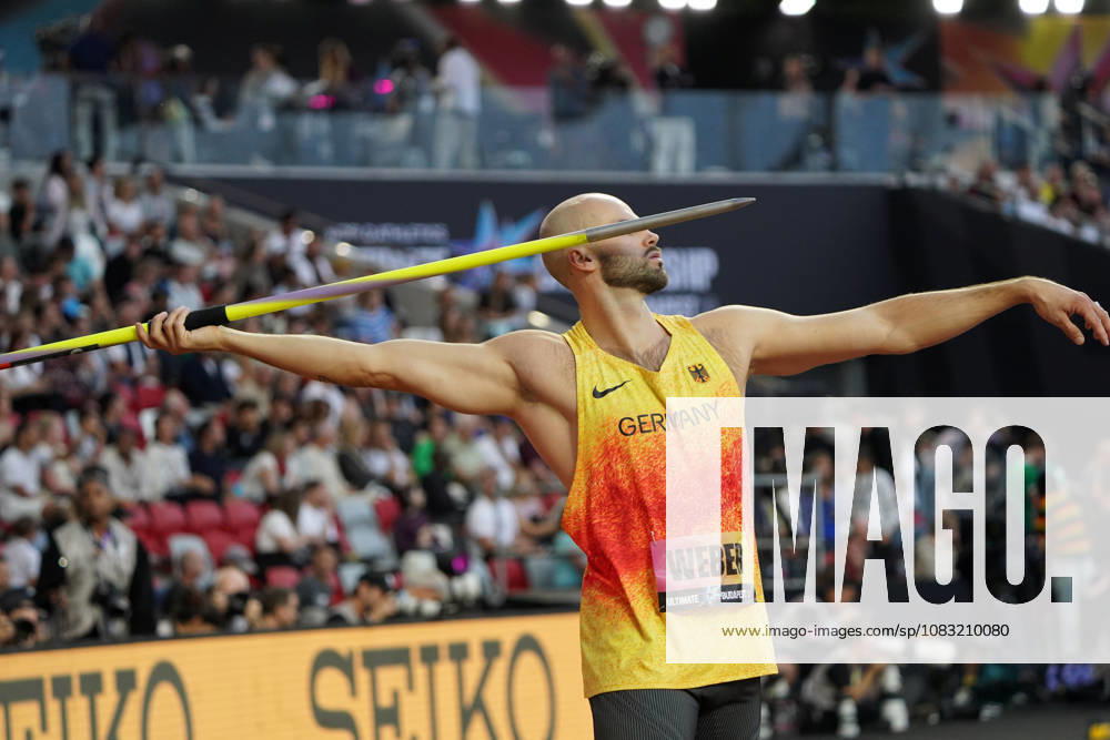 Budapest Track and Field, athletics, World Athletics Ultimate Championship Budapest 2026, , September 11–13, 2026, National Athletics Center, Budapest, Men s Javelin Throw Final, Julian Weber, Germany (GER)