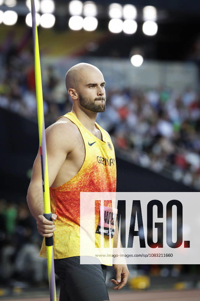 Julian WEBER (GER Germany Javelin Throw) competing during the World Athletics Ultimate Championship at Gyula Zsivotzky National Athletics Centre on September 12, 2026 in Budapest, Hungary. Hungary