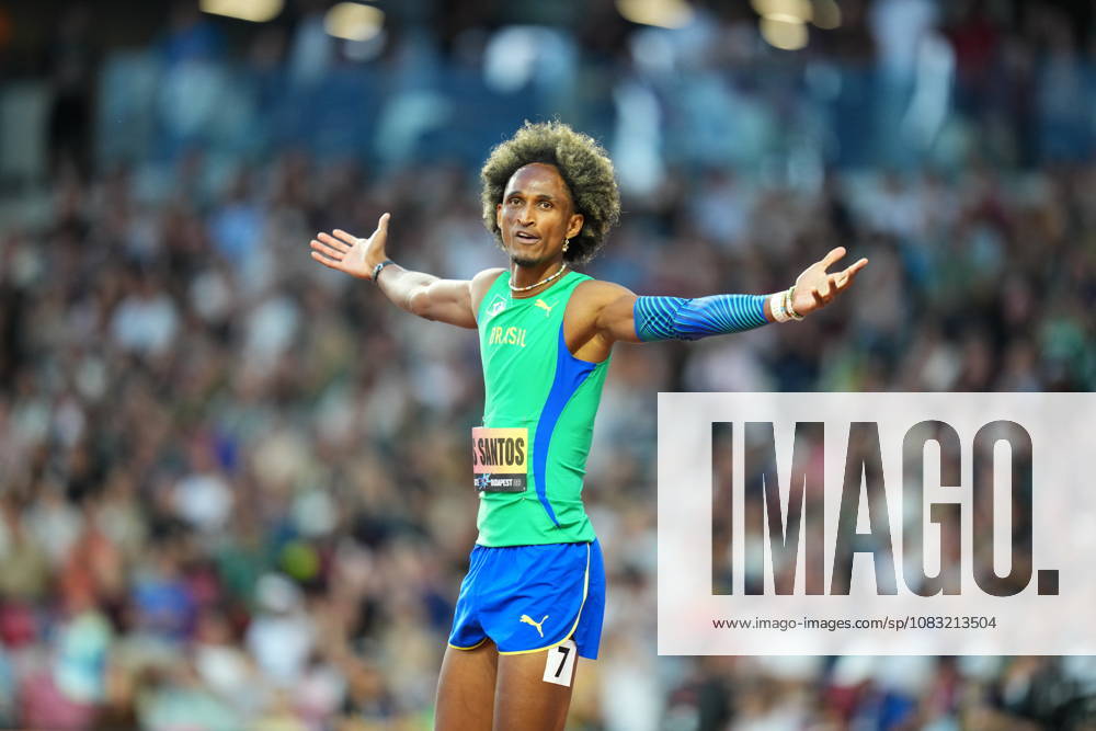 World Athletics Ultimate Championship in Budapest, Hungary Alison DOS SANTOS of Brazil wins the 400 Metres Hurdles Mens Final during the inaugural World Athletics Ultimate Championship at the Gyula Zsivotzky National Athletics Centre in Budapest, Hungary on September 13, 2026. BUDAPEST HUNGARY