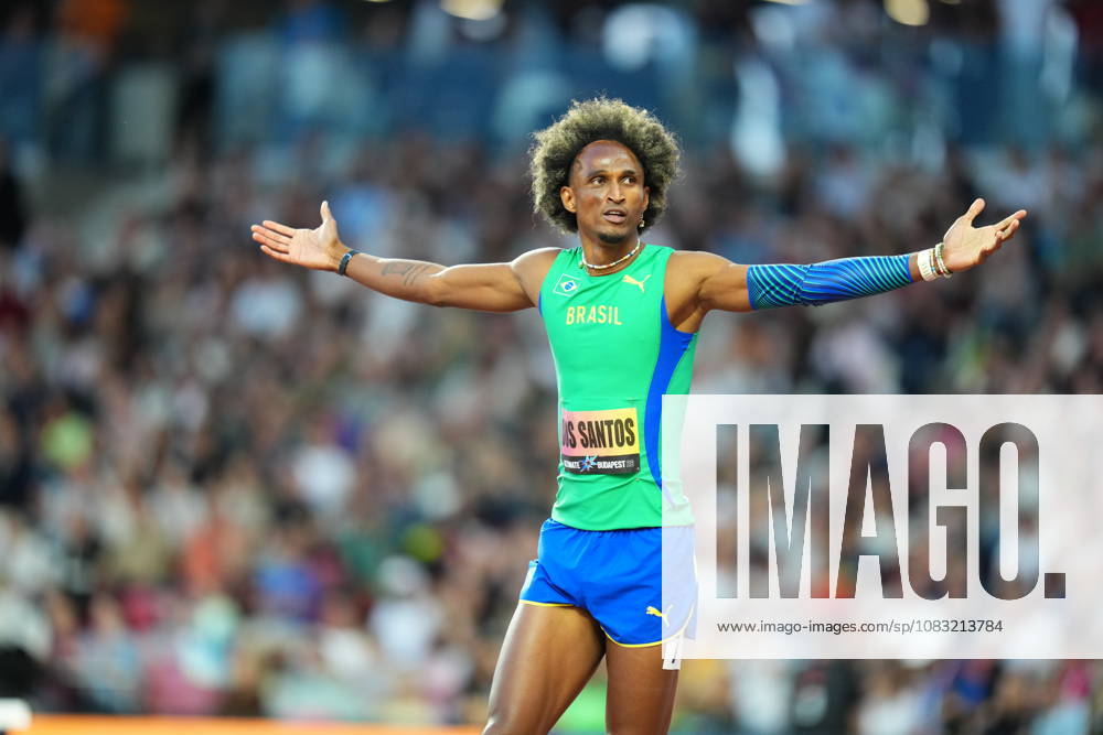 World Athletics Ultimate Championship in Budapest, Hungary Alison DOS SANTOS of Brazil wins the 400 Metres Hurdles Mens Final during the inaugural World Athletics Ultimate Championship at the Gyula Zsivotzky National Athletics Centre in Budapest, Hungary on September 13, 2026. BUDAPEST HUNGARY