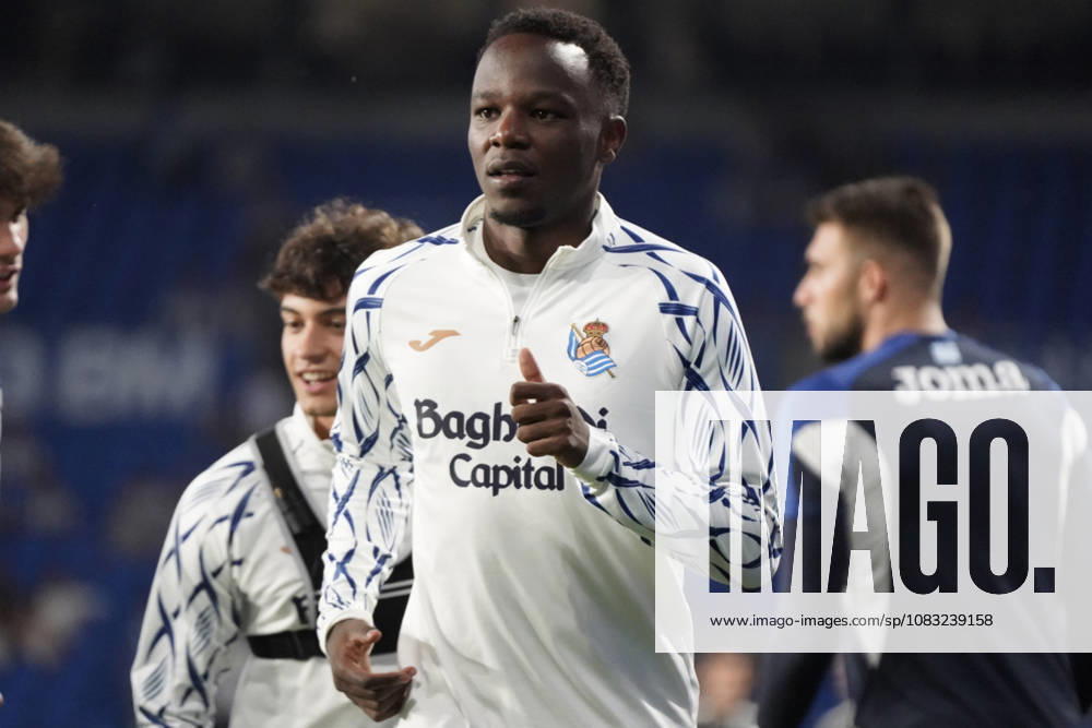 Job Ochieng of Real Sociedad seen during LaLiga EA Sports 26 27 game between teams of Real Sociedad and Atletico de Madrid (Mickael Ducint Ball Raw Images) San Sebastian Estadio Anoeta Spain