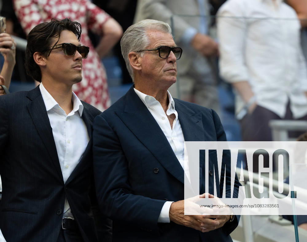 2026 US Open - Day 15 NEW YORK, NEW YORK - SEPTEMBER 13: Actor, Pierce Brosnan in attendance for the Ben Shelton of the United States and Alexander Zverev of Germany men’s singles final during the 2026 US Open - Day 15 at USTA Billie Jean King National Tennis Center on September 13, 2026 in New York, New York. New York USTA Billie Jean King National Tennis Center New York United States