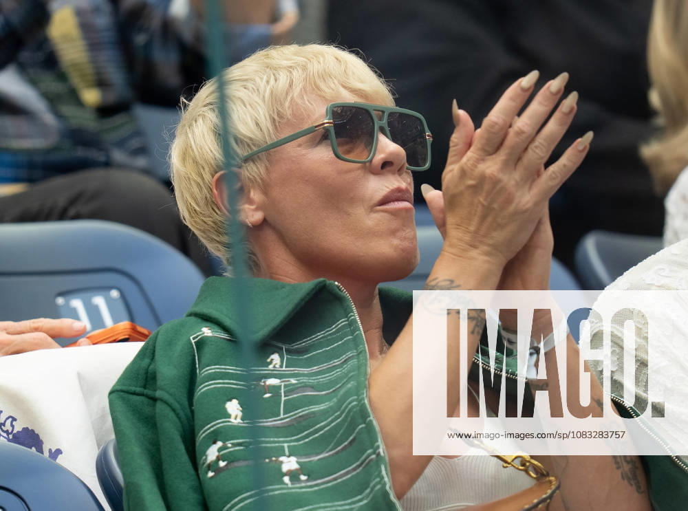 2026 US Open - Day 15 NEW YORK, NEW YORK - SEPTEMBER 13: Pink! in attendance for the Ben Shelton of the United States and Alexander Zverev of Germany men’s singles final during the 2026 US Open - Day 15 at USTA Billie Jean King National Tennis Center on September 13, 2026 in New York, New York. New York USTA Billie Jean King National Tennis Center New York United States