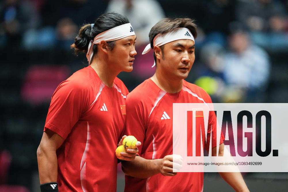 Davis Cup, Norway China Trondheim 20260919 China s Rigele Te and Zhizhen Zhang during the Davis Cup match between Norway and China in Trondheim on Saturday. Photo by Ole Martin Wold, NTB, Trondheim, Norway. . RESTRICTED USE FOR BETTING COMPANIES