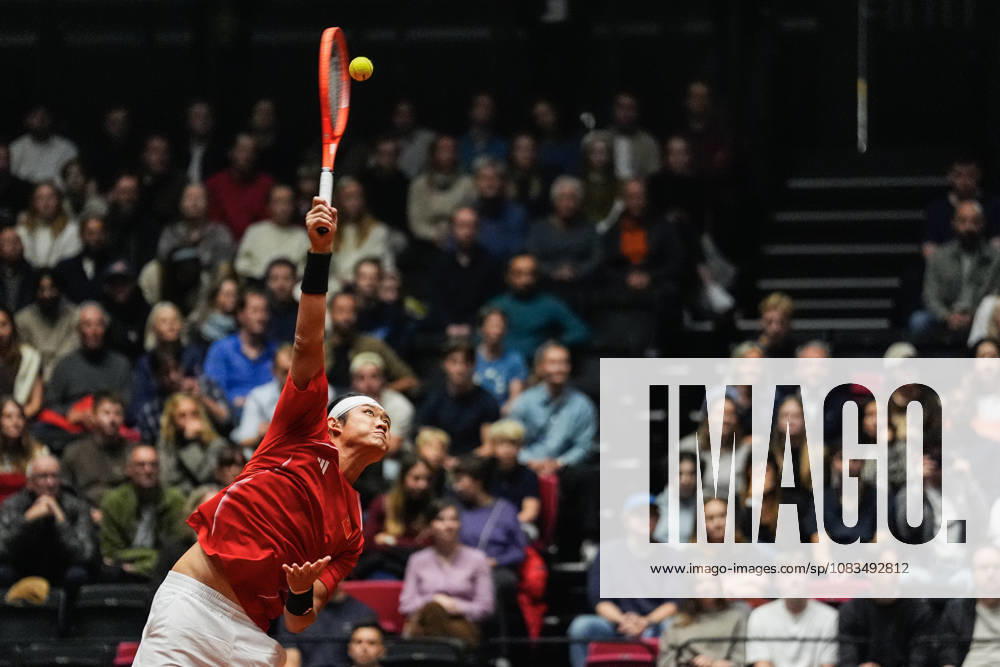 Davis Cup, Norway vs. China, Trondheim, September 19, 2026: China s Zhizhen Zhang during the Davis Cup match between Norway and China in Trondheim on Saturday. Photo by Ole Martin Wold, NTB, Trondheim, Norway. . RESTRICTED USE FOR BETTING COMPANIES