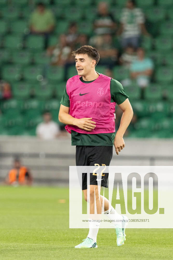 Ivan Fresneda seen during Betclic league between teams of Sporting CP and FC Arouca Estadio Jose Alvalade (Luis Loureiro Ball Raw Images PT) Lisboa Estadio Jose Alvalade Portugal
