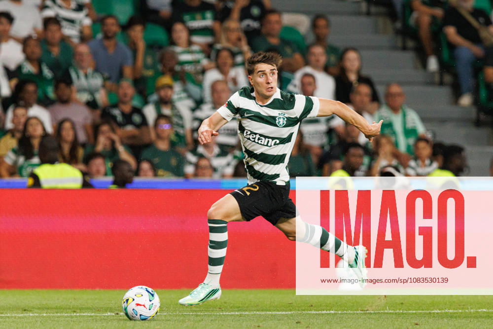 Ivan Fresneda seen during Betclic league between teams of Sporting CP and FC Arouca Estadio Jose Alvalade (Luis Loureiro Ball Raw Images PT) Lisboa Estadio Jose Alvalade Portugal