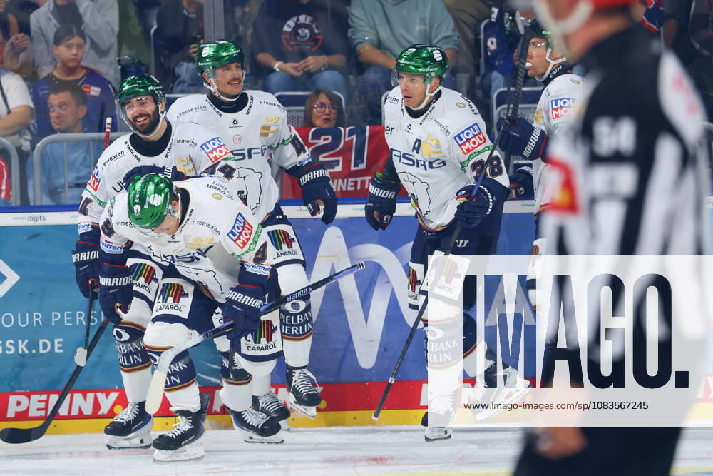 Ronning Eisbaeren Berlin, 9 scores the goal GER Adler Mannheim Eisbaeren Berlin Ice Hockey DEL 2 Matchday Season 2026–2027 September 20, 2026 GER Adler Mannheim Eisbaeren Berlin Ice Hockey PENNY DEL 2 Matchday Season 2026–2027 September 20, 2026, Mannheim