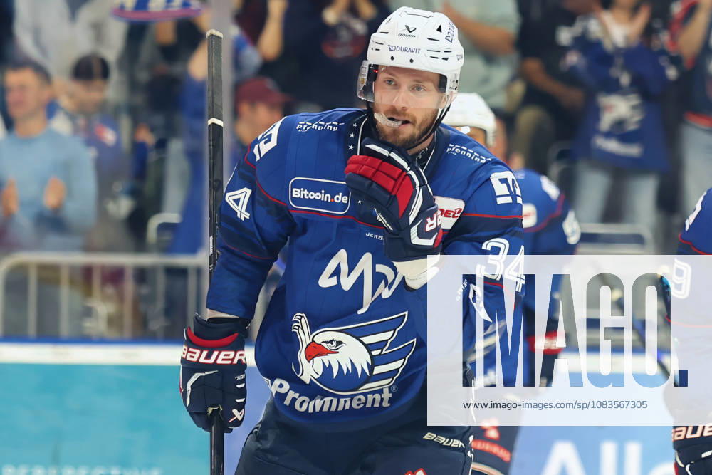 Goal to make it 3–2 by Dan Renouf of Adler Mannheim, 4 GER Adler Mannheim Eisbären Berlin Ice Hockey DEL 2 Matchday Season 2026–2027 September 20, 2026 GER Adler Mannheim Eisbären Berlin Ice Hockey PENNY DEL 2 Matchday Season 2026–2027 2September 2, 2026, Mannheim