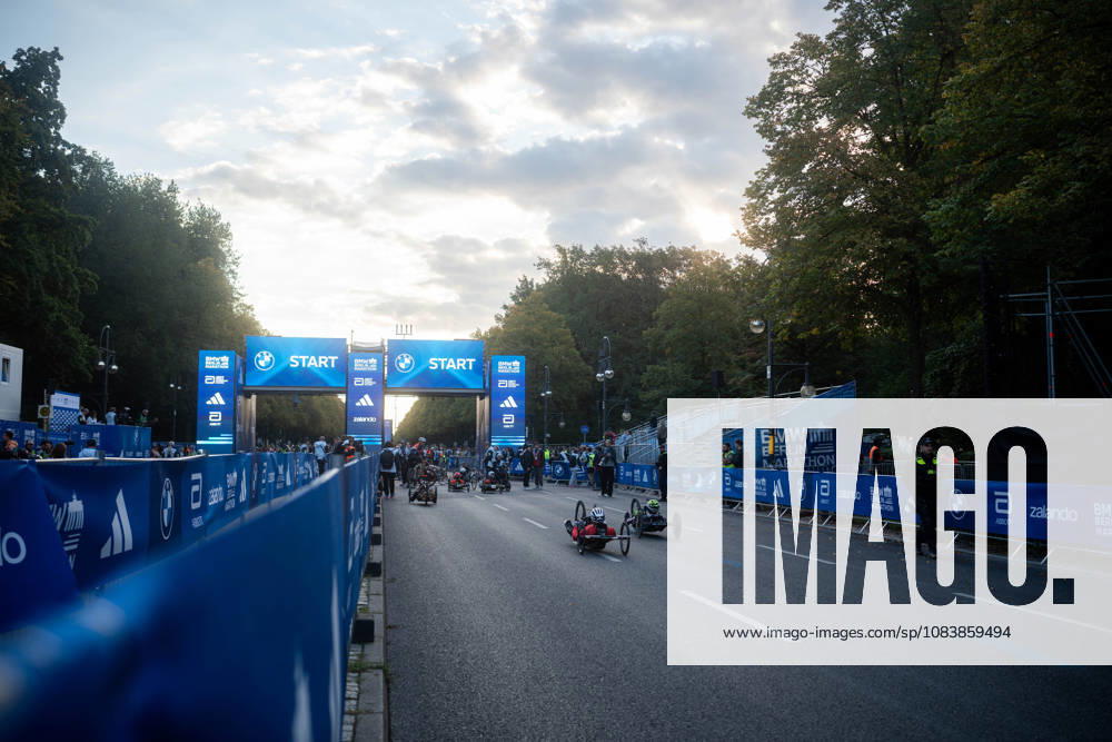 The Start area of 52. BMW Berlin Marathon at Berlin on September 27, 2026 in Berlin, Germany.