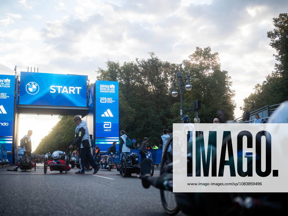 The Hand biker before the 52. BMW Berlin Marathon at Berlin on September 27, 2026 in Berlin, Germany.
