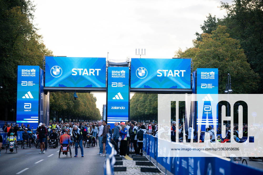 The Start area at the 52. BMW Berlin Marathon at Berlin on September 27, 2026 in Berlin, Germany.