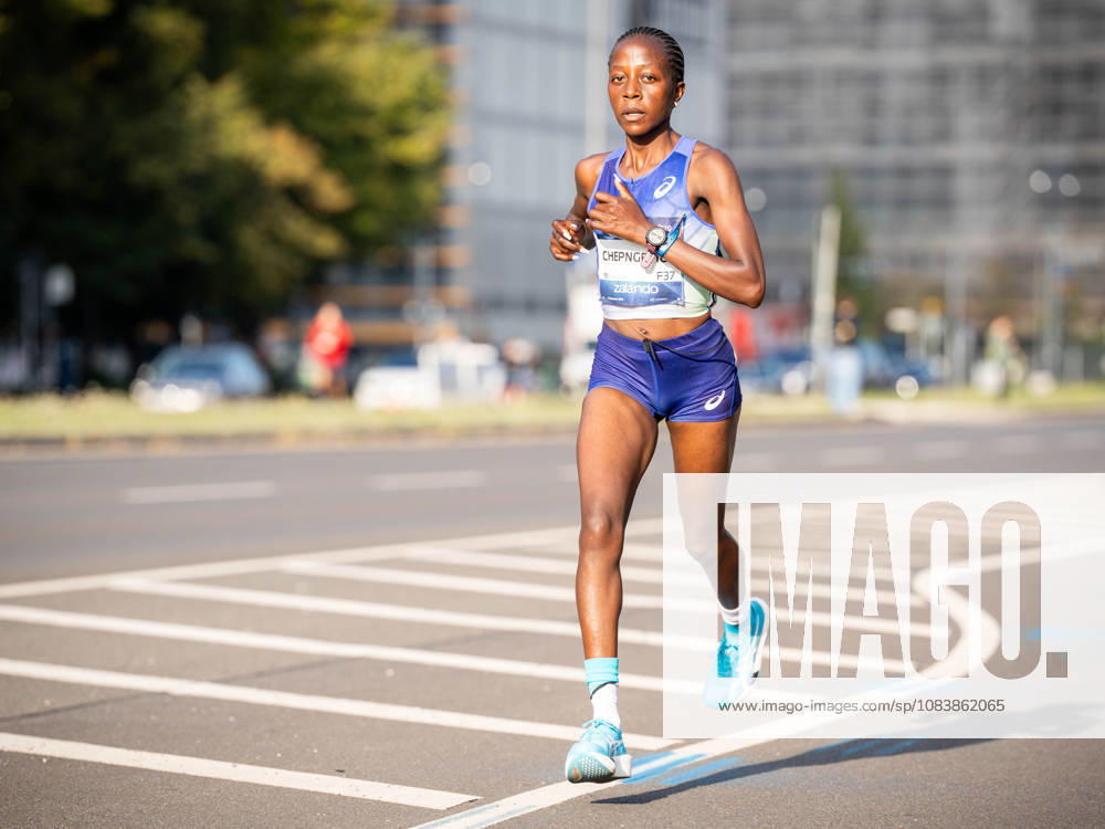Ludwina Chepngeich (KEN, Kenya) competing during the 52. BMW Berlin Marathon at Berlin on September 27, 2026 in Berlin, Germany.