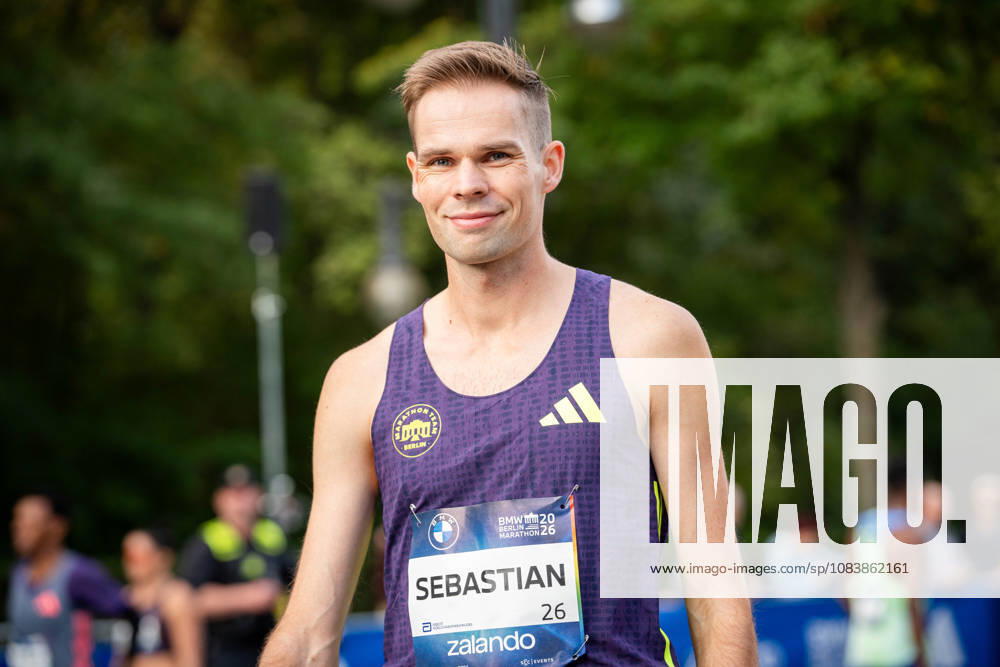 Sebastian Hendel (GER, Marathon Team Berlin) before the 52. BMW Berlin Marathon at Berlin on September 27, 2026 in Berlin, Germany.