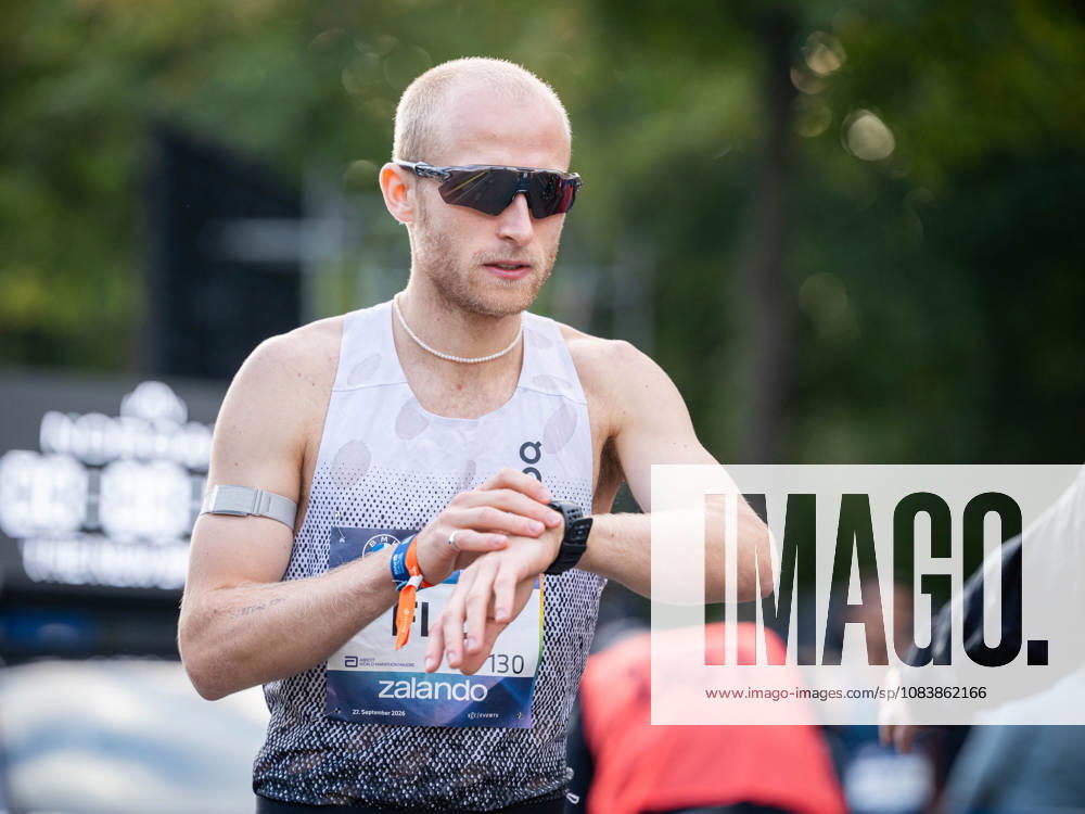 Florian Bremm (GER, Pace) competing during the 52. BMW Berlin Marathon at Berlin on September 27, 2026 in Berlin, Germany.