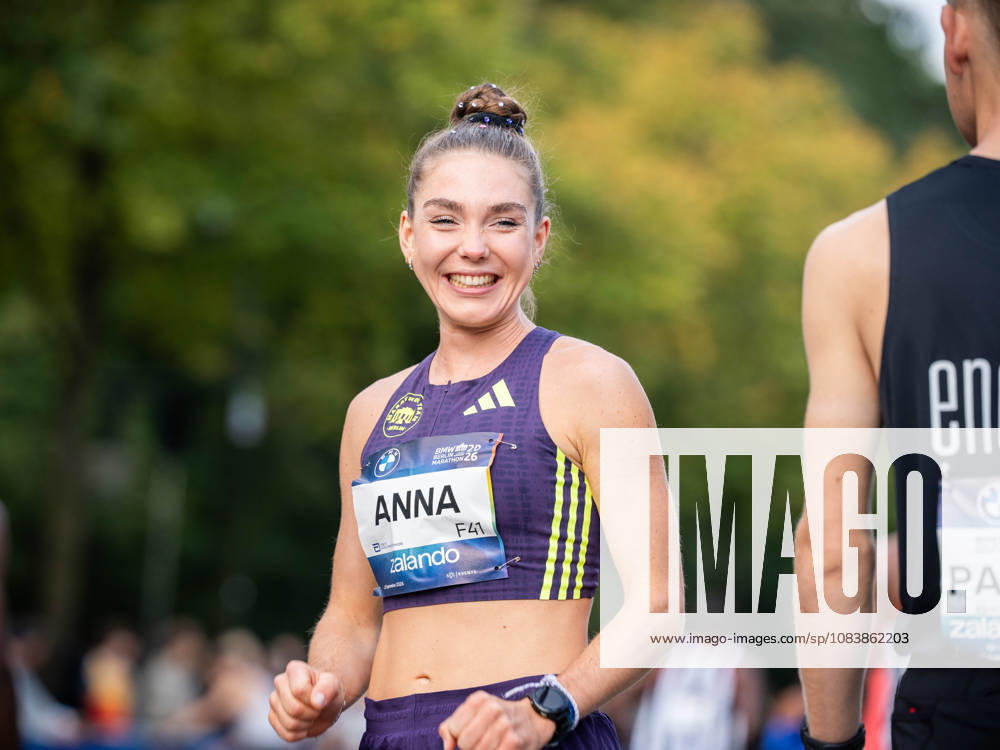 Anna Langerwisch (GER, Marathon Team Berlin) before the 52. BMW Berlin Marathon at Berlin on September 27, 2026 in Berlin, Germany.