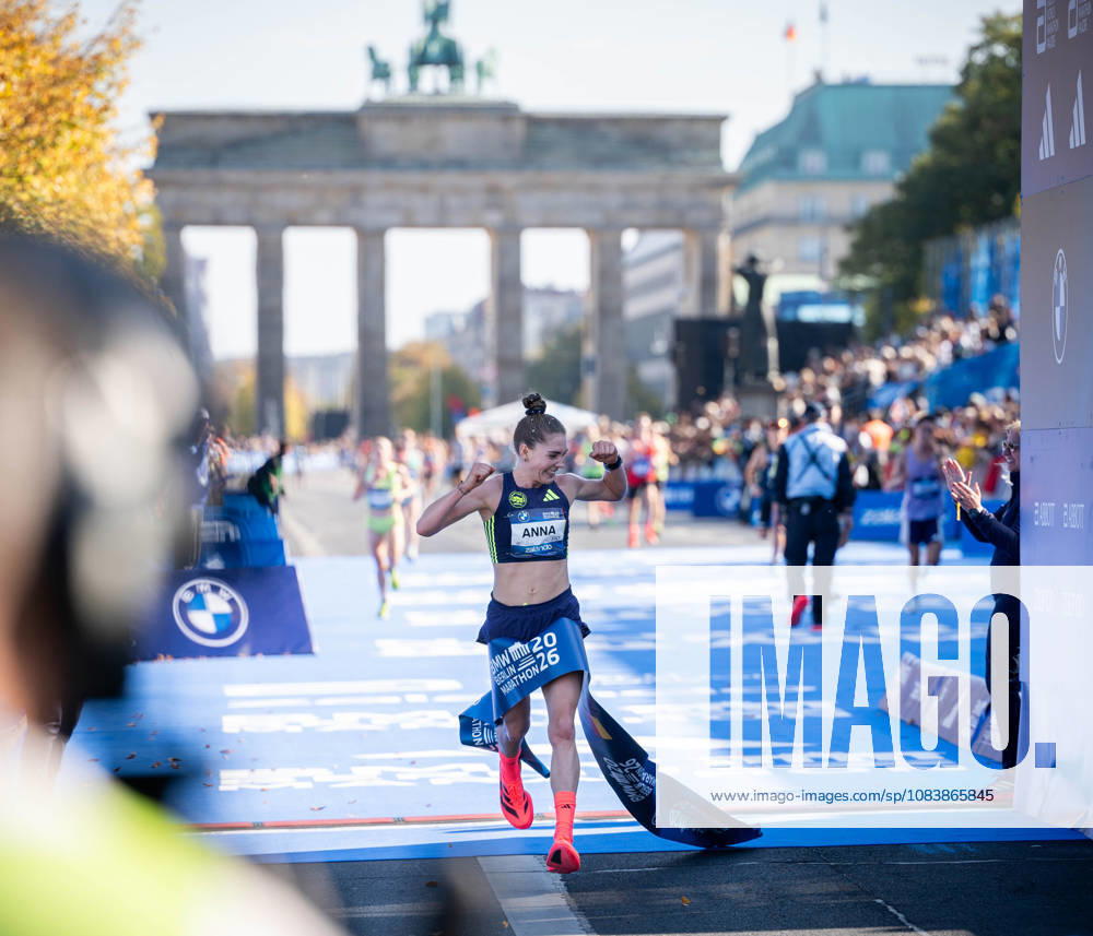 Anna Langerwisch (GER, Marathon Team Berlin) first German by the 52. BMW Berlin Marathon at Berlin on September 27, 2026 in Berlin, Germany.