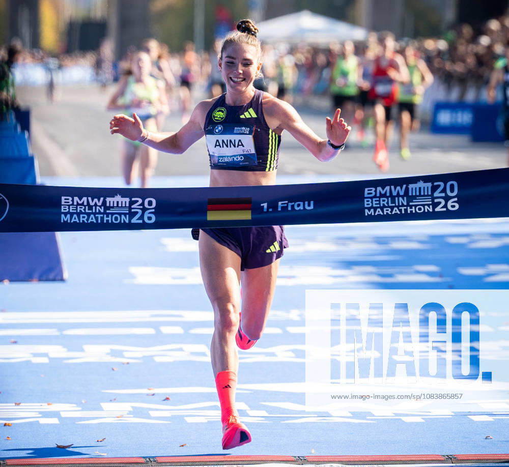 Anna Langerwisch (GER, Marathon Team Berlin) first German by the 52. BMW Berlin Marathon at Berlin on September 27, 2026 in Berlin, Germany.