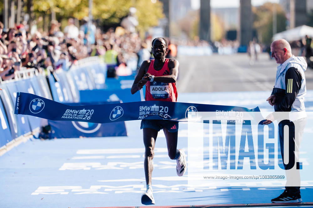 BMW Berlin Marathon 2026, Berlin Guye Adole (ETH) winning the BMW Berlin Marathon Berlin Berlin BE Deutschland