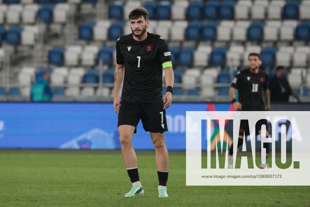 Khvicha Kvaratskhelia of Georgia during the UEFA Nations League match between Georgia and Ukraine at the The Boris Paitchadze Dinamo Arena in Tbilisi, Georgia, on September 28, 2026. Tbilisi Dinamo Arena named after Boris Paichadze, Akaki Tsereteli Avenue, Didube, Tbilisi, 0154, Georgia Georgia