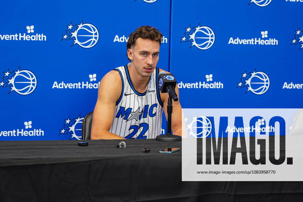 Orlando Magic Media Day 2026, Orlando, Florida, USA Orlando, Florida, USA, September 28, 2026, Franz Wagner 22 during the Orlando Magic Media Day at the Advent Health Training Center.