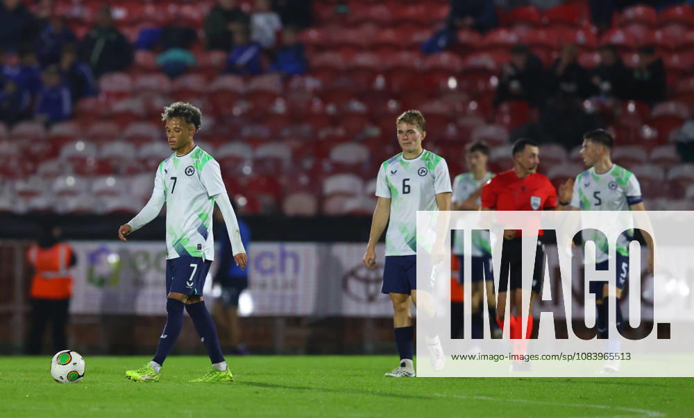 2027 UEFA Under 21 European Qualifier, Munster FA Turner s Cross, Cork 29 9 2026 Republic of Ireland U21, U 21 vs Kazakhstan U21 Irelands Trent Kone-Doherty dejected after Kazakhstans Ramazan Karimov scores his sides 2nd goal of the match Trent Kone-Doherty dejected after Ramazan Karimov scores his sides 2nd goal of the match 29 9 2026