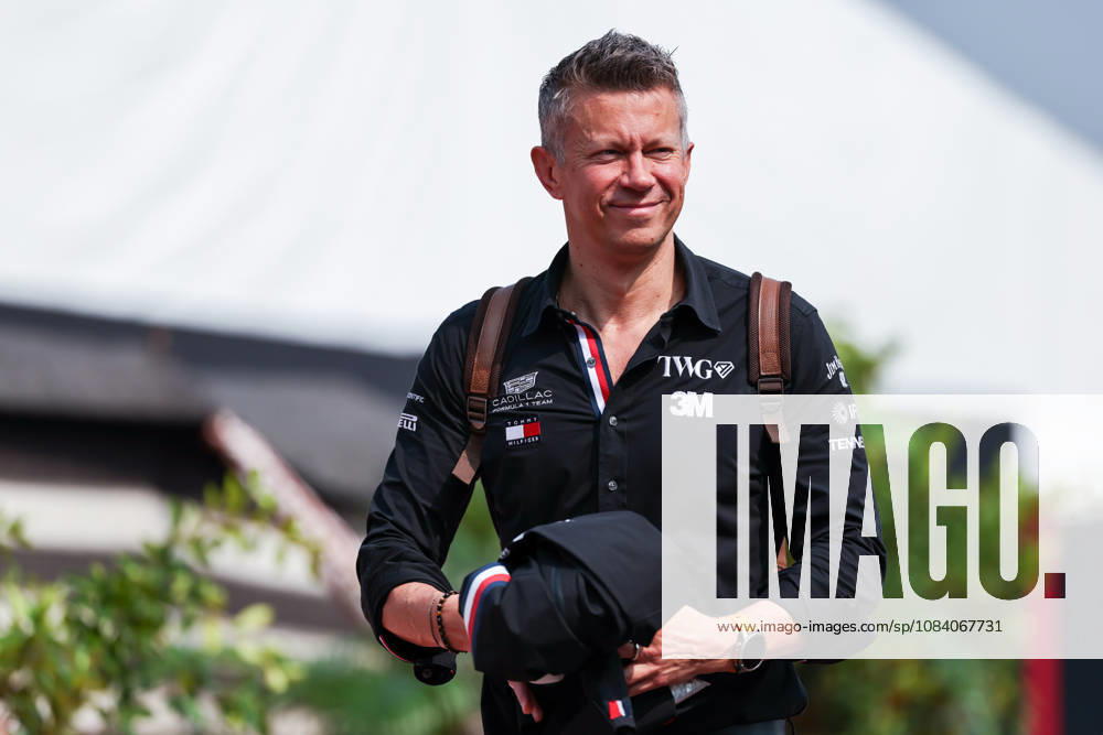 Marcin Budkowski, CEO of Cadillac Formula 1 Team arrives on Saturday prior to Final Practice & Qualifying ahead of the FIA Formula 1 Grand Prix of Bahrain in Malaysia at the Sepang Circuit on October 03, 2026 in Kuala Lumpur, Malaysia. (Photo by Qian Jun SPP-Paddocker)