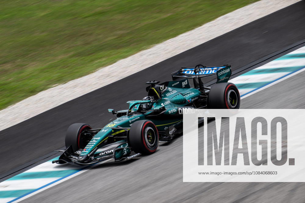F1 - BAHRAIN GRAND PRIX IN MALAYSIA 2026 18 STROLL Lance (can), Aston Martin F1 Team AMR26, action during the 2026 Formula 1 Bahrain Grand Prix in Malaysia, 16th round of the 2026 Formula One World Championship, WM, Weltmeisterschaft from October 2 to 4, 2026 on the Sepang International Circuit, in Sepang, Malaysia - SepangMalaysia