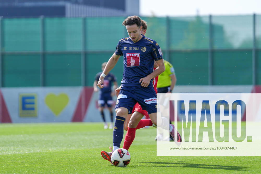 Levin Winkler, FC Lucerne, 29 on the ball, Germany, soccer, friendly match, SC Freiburg vs. FC Lucerne, October 3, 2026, Europa-Park Stadium, training field, Freiburg, Freiburg, Europa-Park Stadium, training field, Baden-Württemberg, Germany