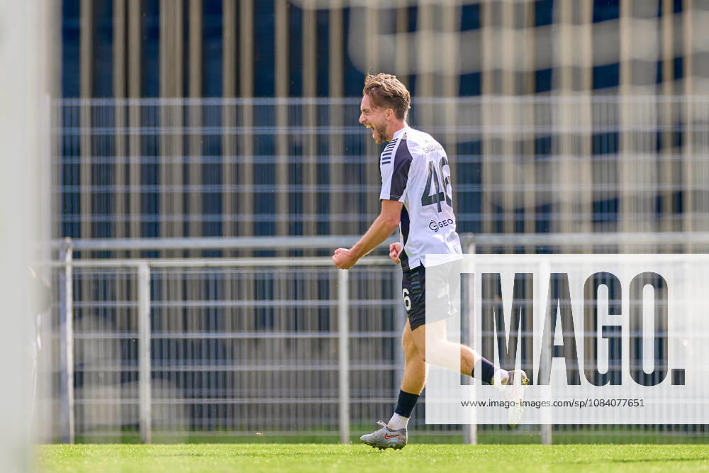 Gianluca Gaudino of VfR Aalen celebrates his goal in the 46th minute, giving Aalen a 1–0 lead (GER), VfR Aalen vs. FSV Frankfurt, Soccer, Regionalliga Southwest Men, Matchday 10, 2026–2027 season, October 3, 2026, Germany, VfR Aalen vs. FSV Frankfurt, soccer, Regionalliga Southwest Men, Matchday 10, 2026–2027 season, October 3, 2026, Aalen