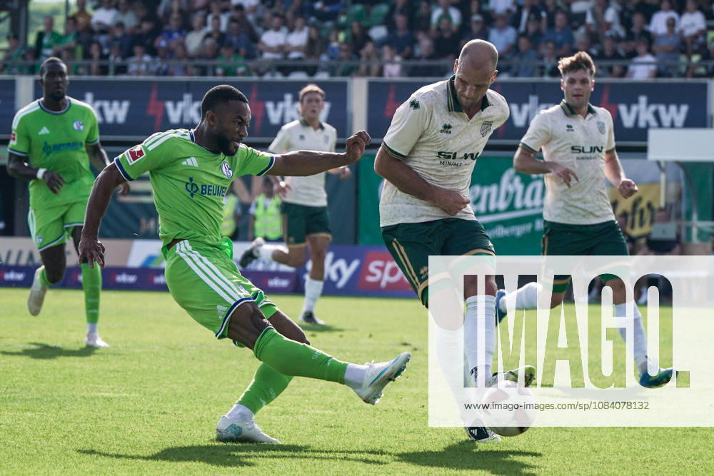 Soccer Austria Friendly Match 2025 2026 03 10 2026 SC Austria Lustenau vs. FC Schalke 04 SUN MINIMEAL Arena Lustenau, Austria Moussa Sylla Schalke 04, Matthias Maak Austria Lustenau