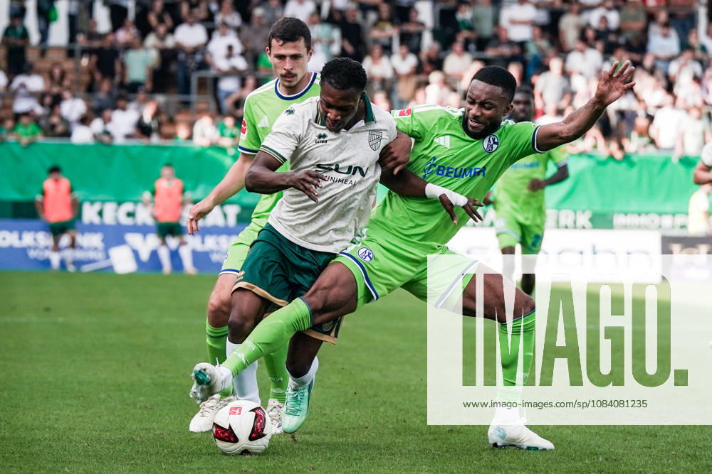 Soccer Austria Friendly Match 2025 2026 03 10 2026 SC Austria Lustenau vs. FC Schalke 04 SUN MINIMEAL Arena Lustenau, Austria Moussa Sylla Schalke 04, Lord Afrifa Austria Lustenau, Ron Schallenberg, Schalke 04