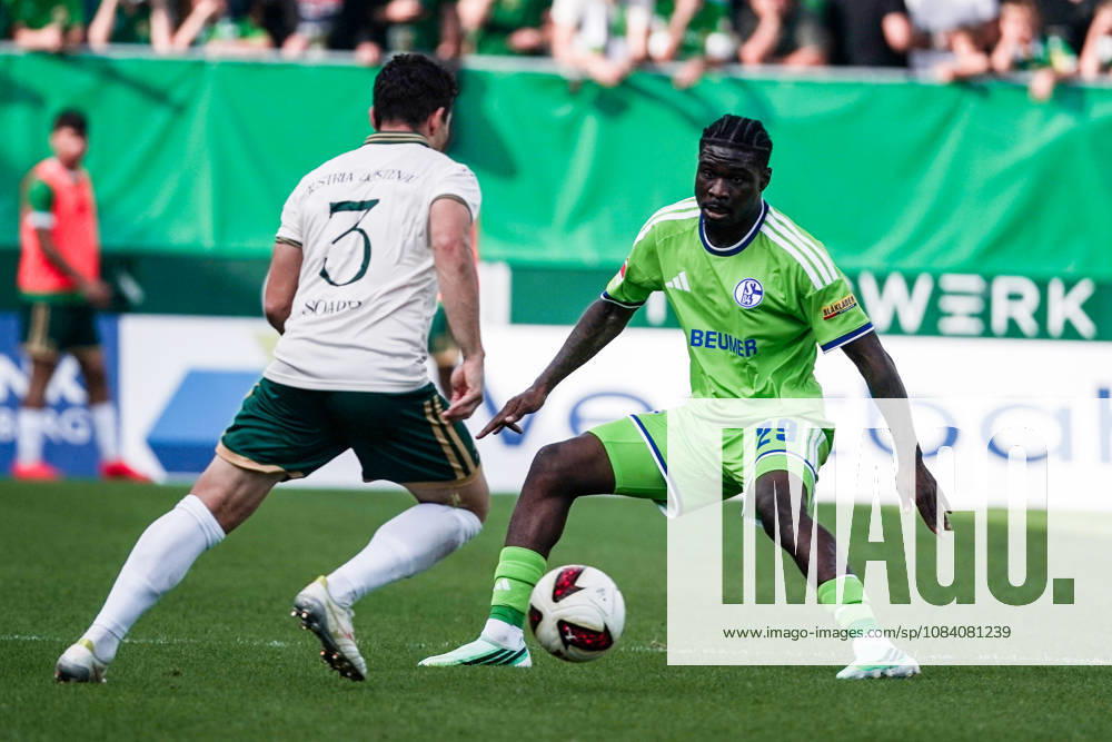 Soccer Austria Friendly Match 2025 2026 03 10 2026 SC Austria Lustenau vs. FC Schalke 04 SUN MINIMEAL Arena Lustenau, Austria Danilo Soares Austria Lustenau, Junior Dina Ebimbe Schalke 04
