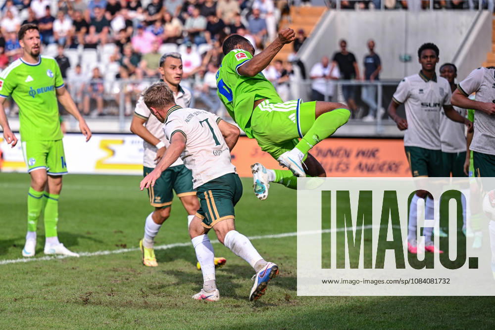 Soccer, 2026–2027 Season, Friendly Match, SC Austria Lustenau vs. FC Schalke 04, Moussa Sylla of FC Schalke 04 scores the goal to make it 0–1, xRHR PHOTO YYx