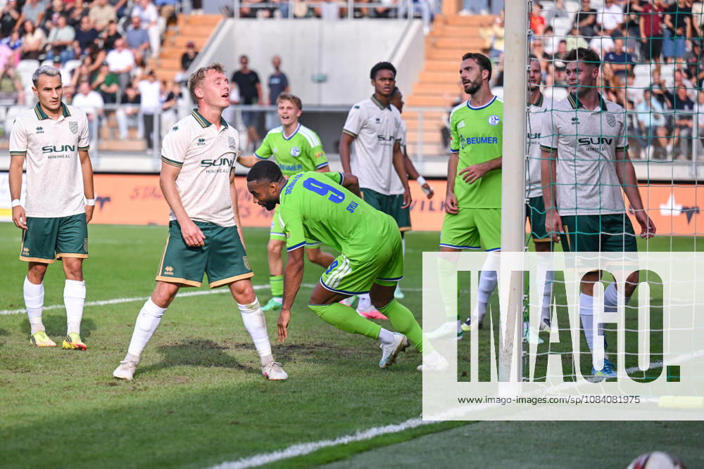 Soccer, 2026–2027 Season, Friendly Match, SC Austria Lustenau vs. FC Schalke 04, Moussa Sylla of FC Schalke 04 scores the goal to make it 0–1, xRHR PHOTO YYx