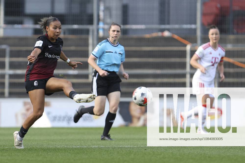 Amira Arfaoui of SC Freiburg in action, on the ball, making a solo run during the Women s Bundesliga match between 1 FC Cologne and SC Freiburg, Franz Kremer Stadium on October 3, 2026, in Cologne, Germany. Photo by Oliver Kaelke, DeFodi Images. Amira Arfaoui of SC Freiburg controls the ball during the Bundesliga match between 1 FC Cologne and SC Freiburg at Franz Kremer Stadium on October 3, 2026 in Cologne, Germany. Photo by Oliver Kaelke, DeFodi Images. DFB and DFL regulations prohibit any use of photographs as image sequences and or quasi-video. Photo by Oliver Kaelke, DeFodi Images.