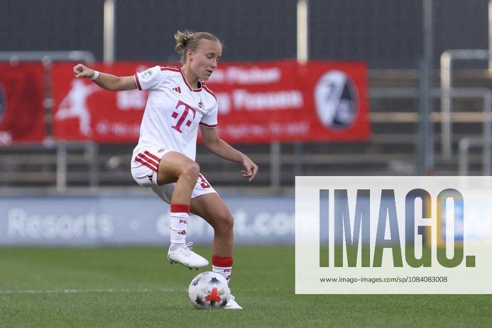 Beke Sterner of 1 FC Köln in action, on the ball, making a solo run during the Women s Bundesliga match between 1 FC Köln and SC Freiburg, Franz Kremer Stadium on October 3, 2026, in Cologne, Germany. Photo by Oliver Kaelke, DeFodi Images. Beke Sterner of 1 FC Köln controls the ball during the Bundesliga match between 1 FC Köln and SC Freiburg at Franz Kremer Stadium on October 3, 2026 in Cologne, Germany. Photo by Oliver Kaelke, DeFodi Images. DFB and DFL regulations prohibit any use of photographs as image sequences and or quasi-video. Photo by Oliver Kaelke, DeFodi Images.