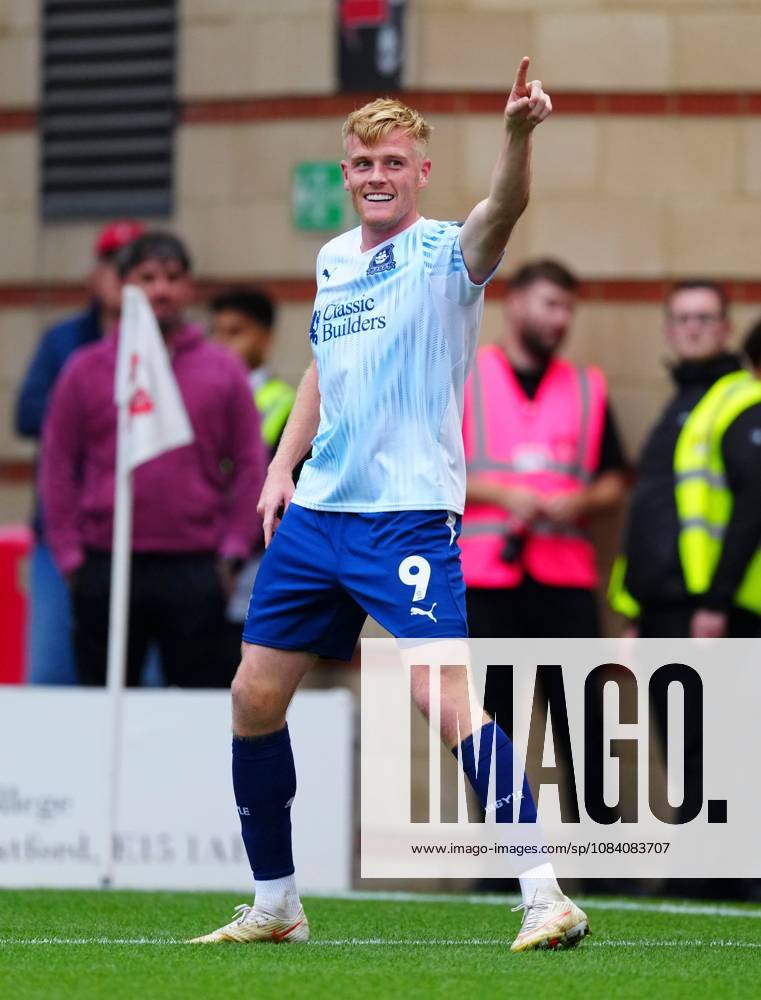 Will Evans of Plymouth Argyle celebrates scoring a goal after making it 2-0 Leyton Orient v Plymouth Argyle, EFL Sky Bet League One, Football, BetWright Stadium, London, UK - 03 Oct 2026London BetWright Stadium United Kingdom