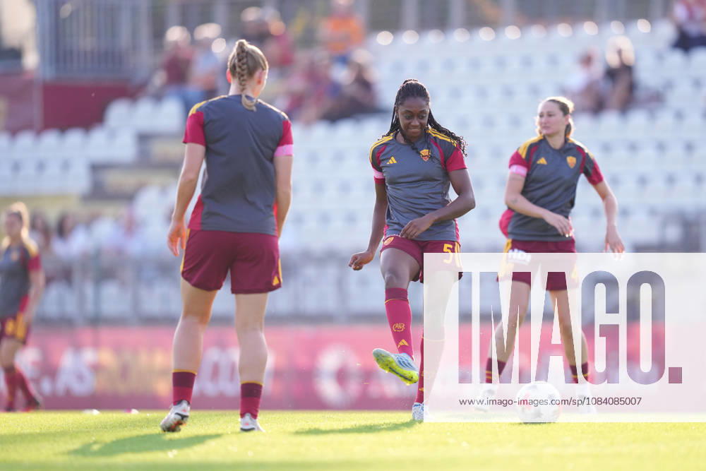 Romas Maya Antoine during the Serie A Women soccer match between Roma and Lazio at the Rome s Tre Fontane stadium, Italy - Saturday October 3, 2026 - Soccer ( Photo by Alfredo Falcone LaPresse )