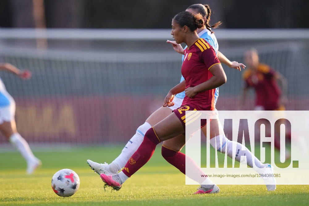 Romas Ella Ottey during the Serie A Women soccer match between Roma and Lazio at the Rome s Tre Fontane stadium, Italy - Saturday October 3, 2026 - Soccer ( Photo by Alfredo Falcone LaPresse )
