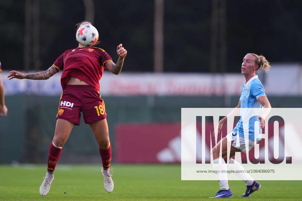 Romas Martina Piemonte during the Serie A Women soccer match between Roma and Lazio at the Rome s Tre Fontane stadium, Italy - Saturday October 3, 2026 - Soccer ( Photo by Alfredo Falcone LaPresse )