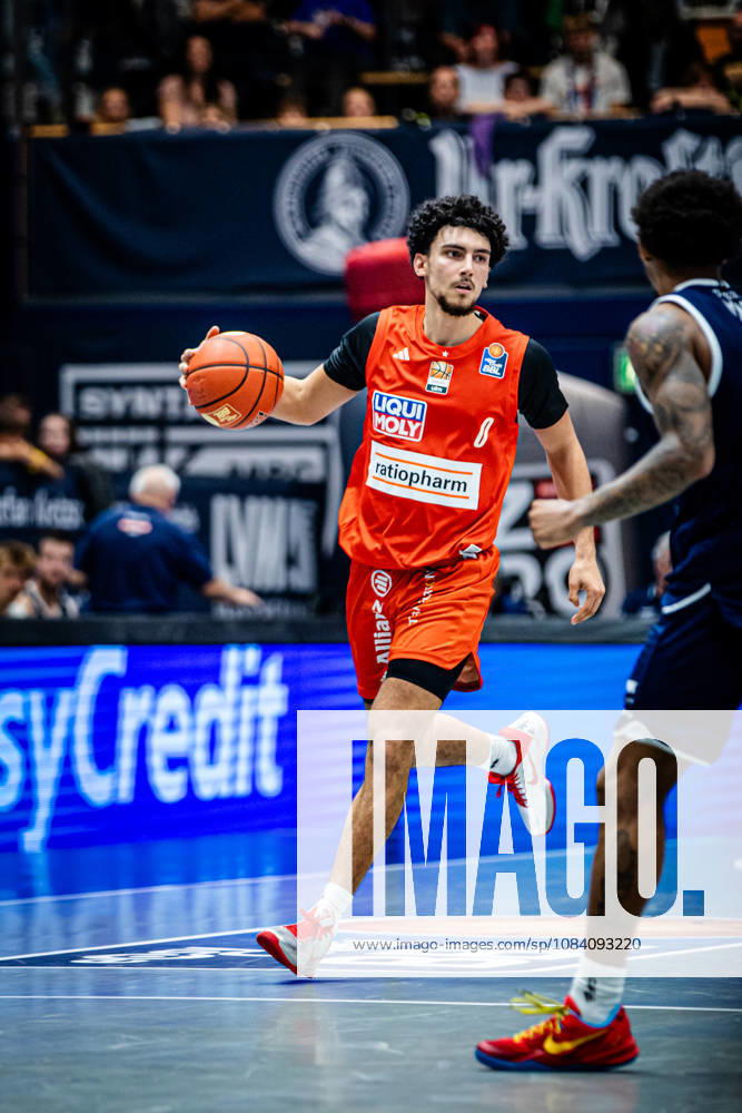 BB 1BL Men s Syntainics MBC vs. Ratiopharm Ulm: Adam Atamna of Ratiopharm Ulm during the 2026–2027 season in the 1 EasyCredit Bundesliga on Matchday 4 between Syntainics MBC and Ratiopharm Ulm at the Stadthalle Weissenfels on October 3 October 2026 in Weissenfels, Saxony-Anhalt, Germany