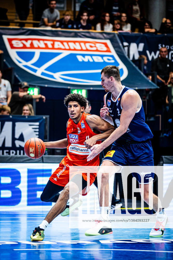 BB 1BL Men s Syntainics MBC vs. Ratiopharm Ulm, Meissa Faye (Ratiopharm Ulm) during the 2026–2027 season in the 1st EasyCredit Bundesliga on Matchday 4 between Syntainics MBC and Ratiopharm Ulm at the Stadthalle Weissenfels on October 3, 2026, in Weissenfels, Saxony-Anhalt, Germany