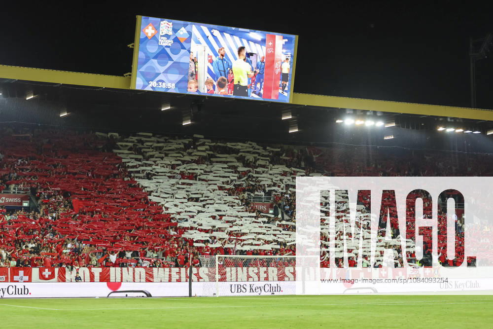 Fans Switzerland, Switzerland, UEFA, Nations League, Matchday 3, Switzerland vs. Slovenia, October 3, 2026, Lucerne Swissporarena, Switzerland