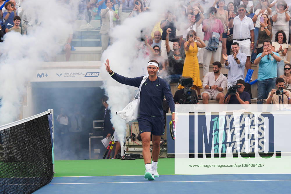 Nadal captains Team Rafa and secures victory on the 10th anniversary of his Rafa Nadal Academy during the tournament, on October 3, 2026, in Manacor, Balearic Islands, Spain RAFA NADAL MANACOR TENNIS TOURNAMENT Organization 10 03 2026 Manacor Manacor Spain