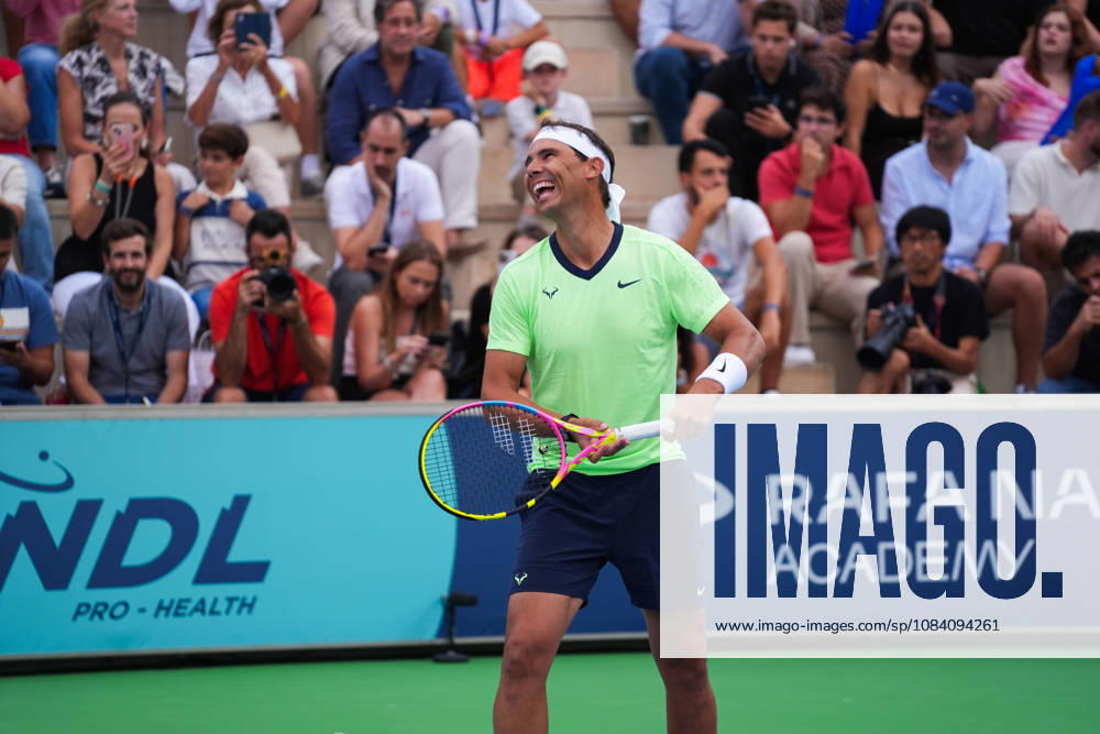Nadal captains Team Rafa and secures victory on the 10th anniversary of his Rafa Nadal Academy during the tournament, on October 3, 2026, in Manacor, Balearic Islands, Spain RAFA NADAL MANACOR TENNIS TOURNAMENT Organization 10 03 2026 Manacor Manacor Spain