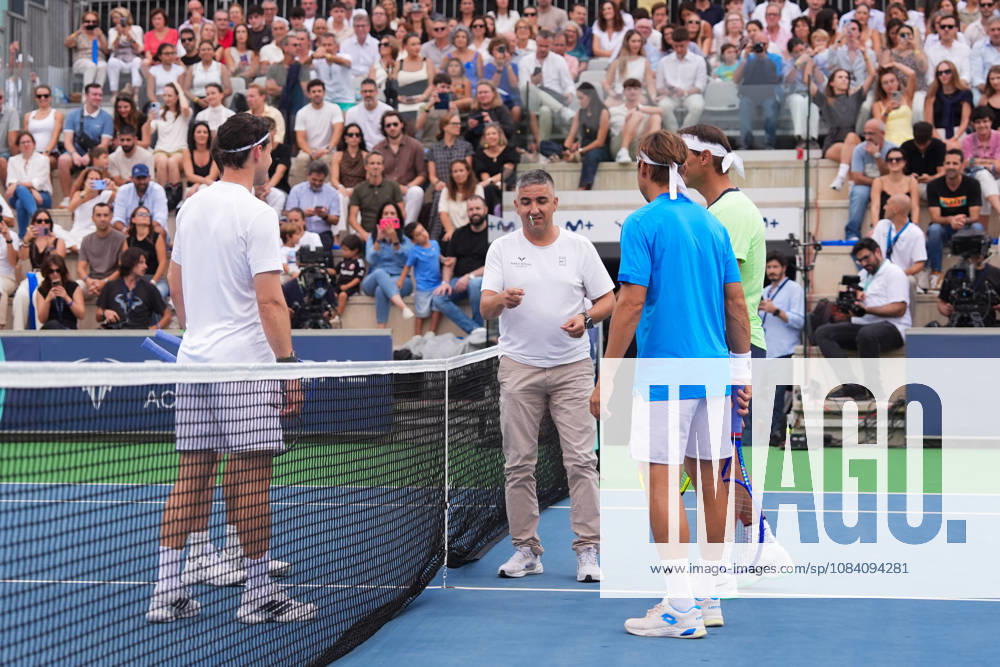 Nadal captains Team Rafa and secures victory on the 10th anniversary of his academy. Rafa Nadal and Carlos Moyà during the tournament, on October 3, 2026, in Manacor, Balearic Islands, Spain RAFA NADAL MANACOR TENNIS TOURNAMENT Organization October 3, 2026 Manacor Manacor Spain