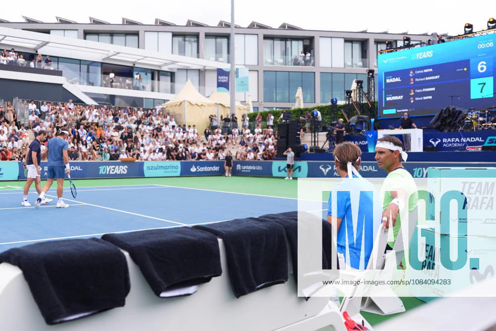 Nadal captains Team Rafa and secures victory on the 10th anniversary of his academy. Rafa Nadal and Carlos Moyà during the tournament, on October 3, 2026, in Manacor, Balearic Islands, Spain RAFA NADAL MANACOR TENNIS TOURNAMENT Organization October 3, 2026 Manacor Manacor Spain